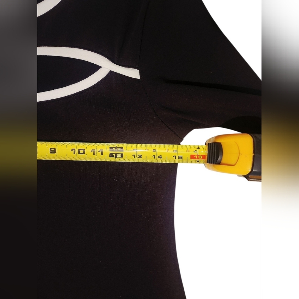 Women's Long Sleeve Slimming Athletic Dress Black Size Medium MSRP $65 - Picture 6 of 16